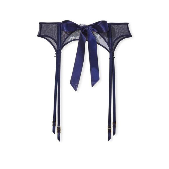 Victoria's Secret Bejeweled Embroidery panty and garter - Picture 3 of 5